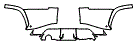 2026 LEXUS LX 600 PREMIUM Rear Bumper Kit