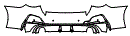 2026 BMW 4 SERIES GRAN COUPE 430I M SPORT Rear Bumper Kit