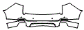 2026 ACURA RDX ADVANCE  Rear Bumper Kit