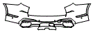 2026 BMW X7 M60I  Rear Bumper Kit
