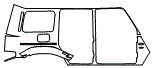 2026 MERCEDES BENZ G-CLASS SUV G 580 WITH EQ TECHNOLOGY  Rear Fender Kit