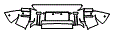 2026 LAND ROVER DEFENDER 110 X-DYNAMIC SE STANDARD Rear Bumper Kit
