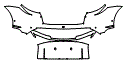 2026 PORSCHE TAYCAN CROSS TURISMO 4S Rear Bumper Kit