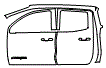 2026 GMC CANYON AT4X  Rear Fender and Door Kit