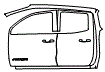 2026 GMC CANYON AT4X  Rear Fender and Door Kit