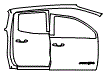 2026 GMC CANYON AT4X  Rear Fender and Door Kit