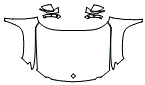 2023 Rivian R1T Full Hood, Fender and Mirror Kit - PPF