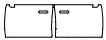 2025 Rivian R1T OEM PPF Package Full Vehicle Front Door Kit - PPF