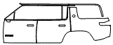 2025 Rivian R1S Standard XPEL Coverage Door and Rear Fender Kit - PPF