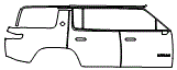 2024 Rivian R1S Door and Rear Fender Kit - PPF
