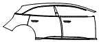 2022 Lucid Air Dream Edition Door and Rear Fender Kit - PPF