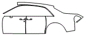 2016 Rolls Royce Ghost Series II Rear Fender and Door Kit - PPF
