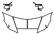 2021 Rolls Royce Wraith Hood, Fender and Mirror Kit