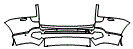 2023 Rolls Royce Cullinan Rear Bumper Kit - PPF