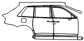 2024 Rolls Royce Cullinan Black Badge Door and Rear Fender Kit - PPF