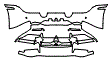 2020 McLaren 720S Rear Bumper Kit - PPF