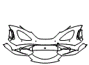 2022 McLaren 765LT Bumper Kit - PPF