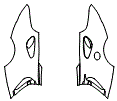 2020 McLaren GT Rear Fender Kit - PPF