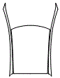 2014 Tesla Model S A-Pillar and Roof Kit - PPF