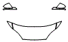 2024 Tesla Model S  All-Wheel Drive Hood, Fender and Mirror Kit