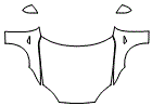 2016 Tesla Model S Full Hood, Fender and Mirror Kit - PPF