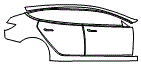 2019 Tesla Model 3 Performance Door and Rear Fender Kit - PPF