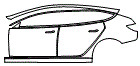 2024 Tesla Model 3 (Previous Generation) Door and Rear Fender Kit - PPF