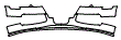 2009 Bugatti Veyron Grand Sport Bumper Kit - PPF