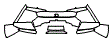 2020 Bugatti Chiron Rear Bumper Kit - PPF