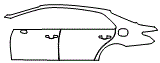 2018 Genesis G90 Full Fender and Door Kit - PPF
