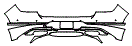 2023 Genesis GV80 Rear Bumper Kit - PPF