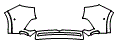 2023 Genesis GV70 Rear Bumper Kit - PPF