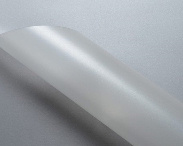 Hexis White Pearl Glitter Satin Laminate