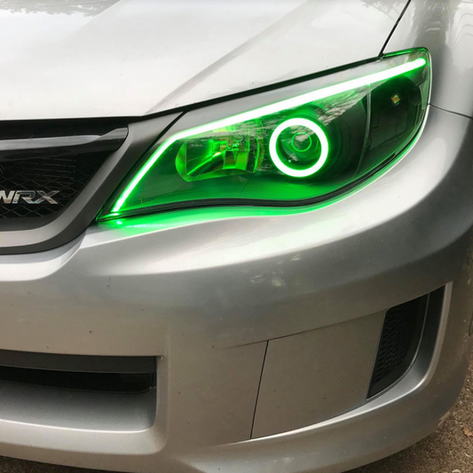 2012-2014 SUBARU IMPREZA WRX STI DRL AND PROJECTOR HALO BUNDLE - FLOW SERIES