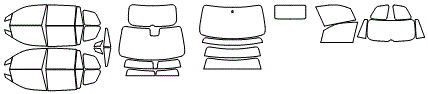2025 HONDA PASSPORT EX-L  Tint Kit