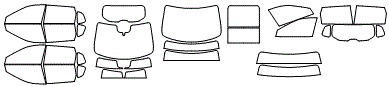 2025 NISSAN ROGUE SL  Tint Kit
