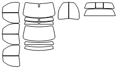 2025 CHEVROLET SILVERADO HD 4500/5500/6500  Tint Kit