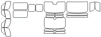 2025 RAM PROMASTER 1500 SLT Tint Kit