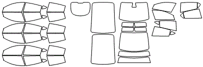 2025 TESLA MODEL Y LONG RANGE REAR-WHEEL DRIVE  Tint Kit