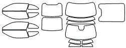 2025 DODGE CHARGER DAYTONA SCAT PACK  Tint Kit