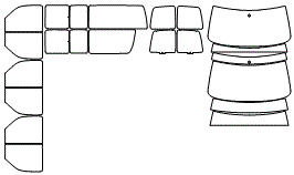 2025 CHEVROLET EXPRESS  Tint Kit