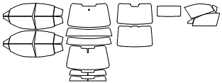 2025 SUBARU LEGACY TOURING XT  Tint Kit