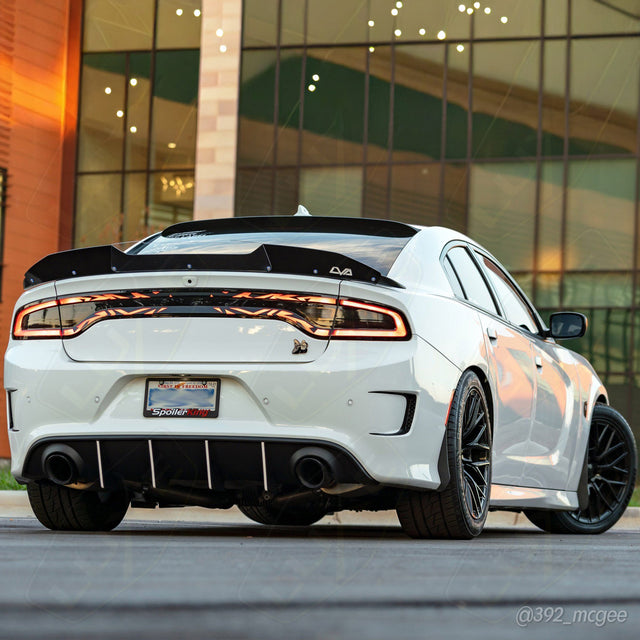 Charger Racetrack Taillamp Decal - Tiger Stripes Kit