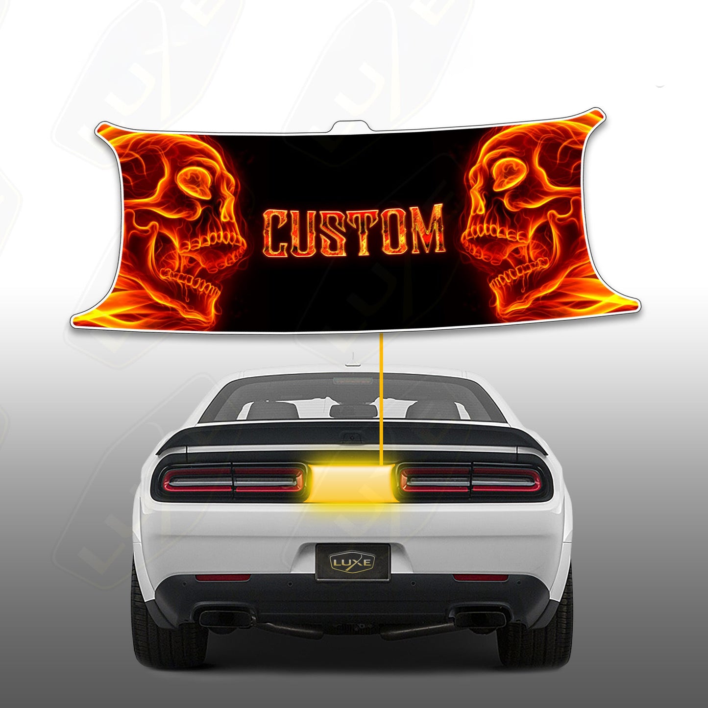 Challenger Taillight Divider Decal - Printed - Custom Design Kit