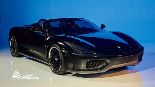 Avery Dennison SW900 Obsidian Black Gloss Vinyl Wrap | SW900-191-O