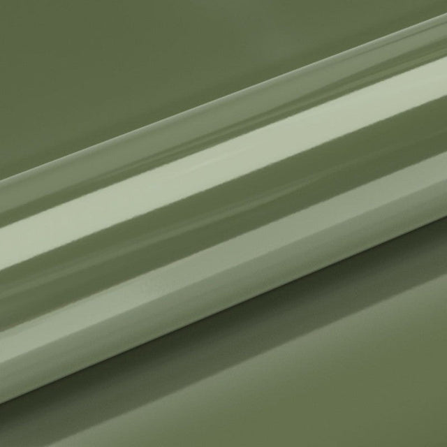 Hexis Olive Green Gloss Vinyl Wrap | HX20VOLB
