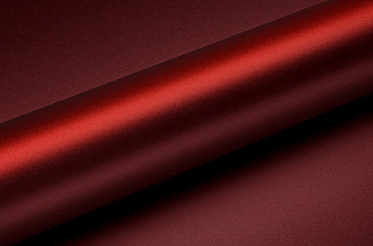 Hexis Fever Red Satin Vinyl Wrap | HX30SCH16S