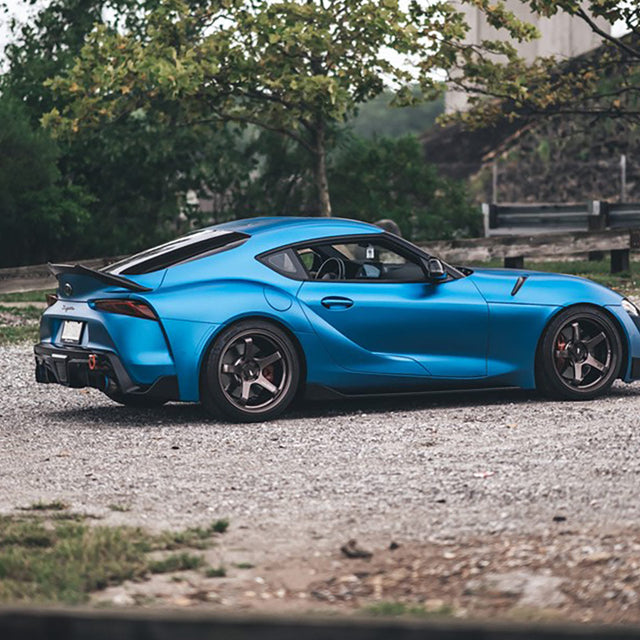 KPMF Matte Tempest Blue Vinyl Wrap | K75513