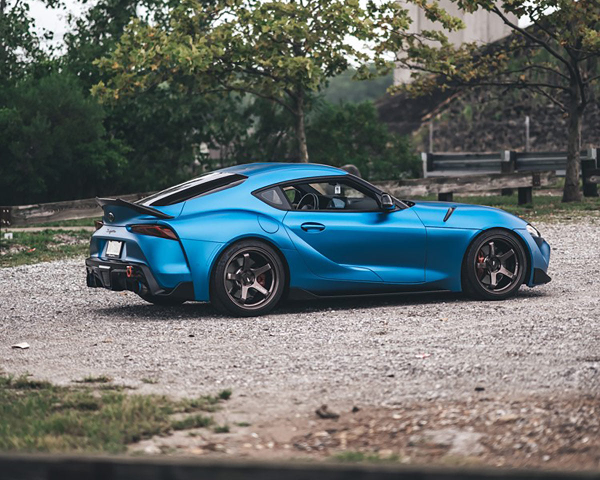 KPMF Matte Tempest Blue Vinyl Wrap | K75513