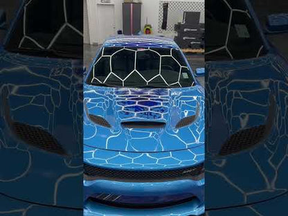 Charger Hellcat Hood Vent Spear Decals Kit